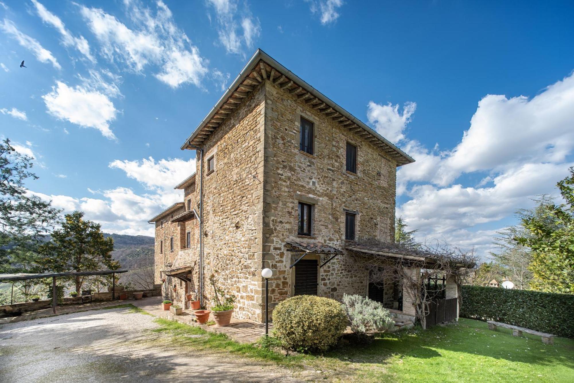 Girasole Ad Antico Casale '700 Villa Umbertide Bagian luar foto
