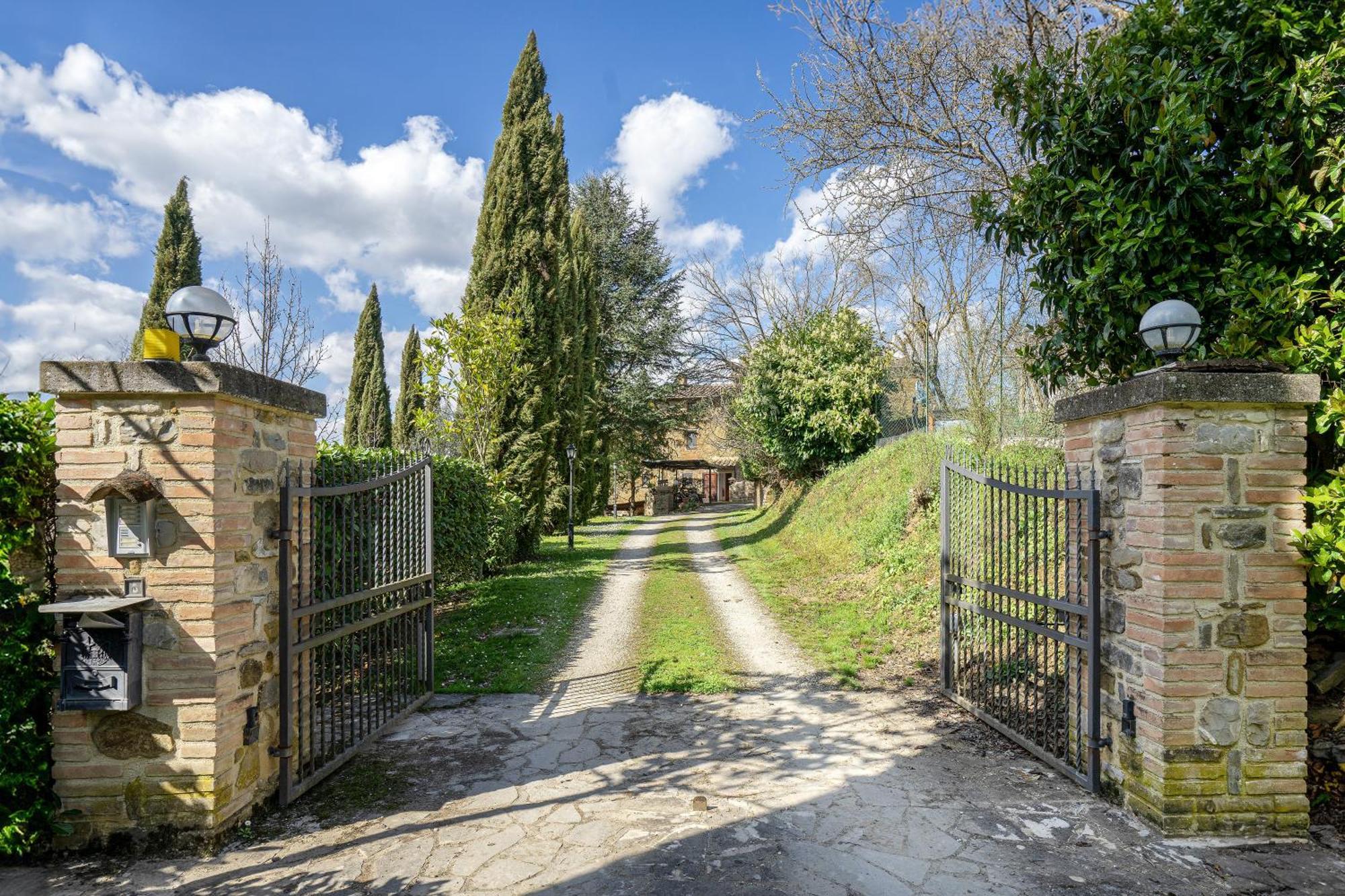 Girasole Ad Antico Casale '700 Villa Umbertide Bagian luar foto